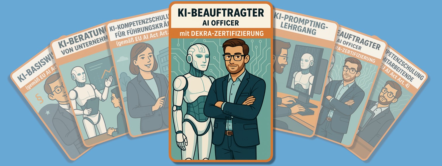 KI001 - "Ausbildung zum KI-Beauftragten" mit DEKRA-Zertifizierung
